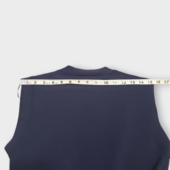 NWT Lioness Tiny Dancer Top Navy Blue Sz L Deep Plunge V-Neck Faux Wrap Tie Crop - Picture 10 of 11